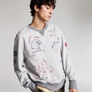 Ouigi Theodore Graphic French Terry Sweatshirt